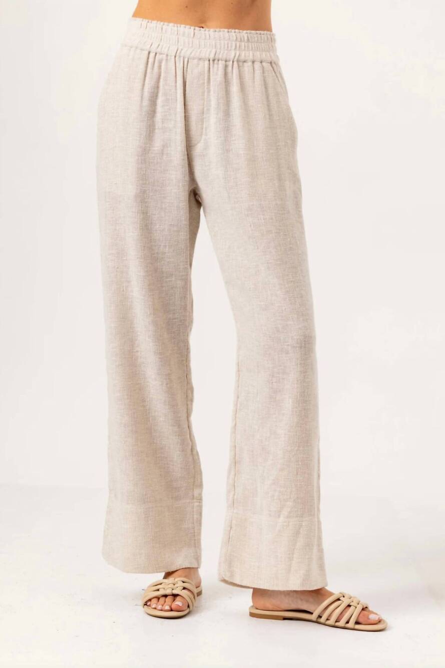 NEW SUNDAYS weave victoria pants in moonbeam